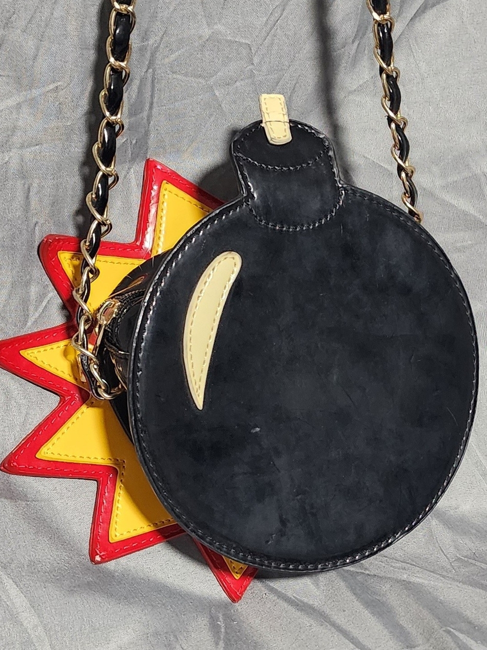 Nila Anthony Bomb Shaped Crossbody Bag Purse